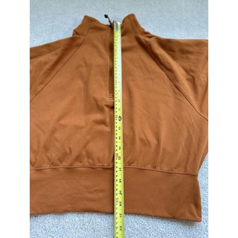Lululemon Butternut Brown Ready To Rulu Half-Zip Pullover Size 8/10